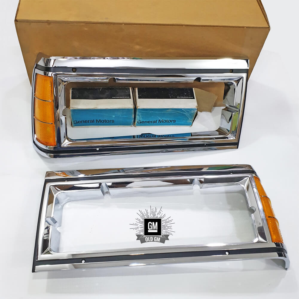 DEPO Side Chrome Bezel Marker Light Pair For Chevy Blazer, GMC Jimmy & C/K Pickup 1981-1991