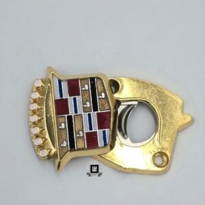 80-96 Cadillac Golden Trunk Lock Emblem & Wreath B94 Option