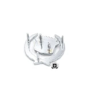 80-96 Cadillac Roof Side Panel Crest Emblem & Wreath Set