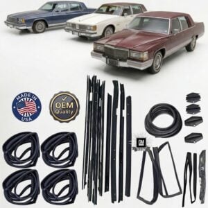 87-92 Brougham 80-84 DeVille, Electra & Ninety-Eight Weatherstrips Pkg