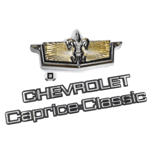 86-90 Caprice Trunk Emblems Set