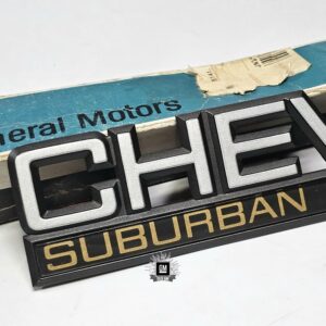 NOS GM 91-94 Chevy Suburban Tailgate Nameplate