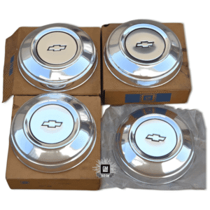 NOS GM 74-90 Caprice & Impala Dogdish Wheel Caps Set