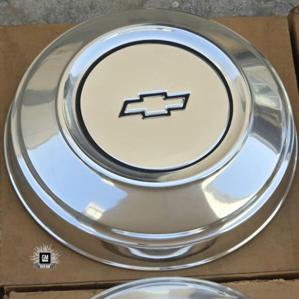 NOS GM 74-90 Caprice & Impala Dogdish Wheel Caps Set - Image 5