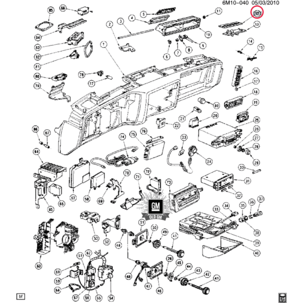 NOS Delco 76-89 Cadillac A.T.C In-Car Sensor - Image 4