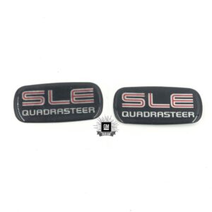 GM 02-05 SLE Quadrasteer Pillar Emblem Set