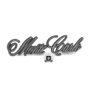 NOS GM 70-72 Monte Carlo Roof Panel Nameplate