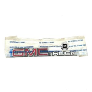 NOS GM 92-97 GMC Truck Tailgate Nameplate