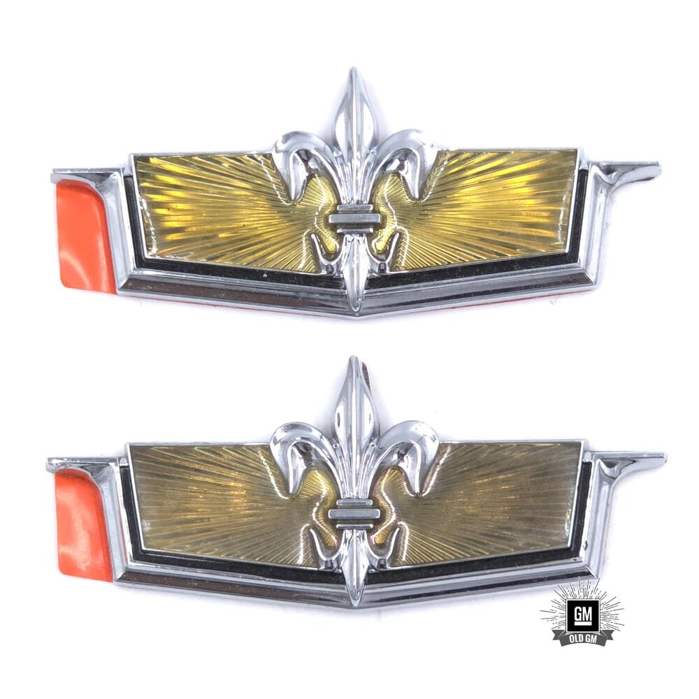 NOS GM 77-90 Caprice Crest Emblem Set 1 NOS GM 77-90 Caprice Crest Emblem Set