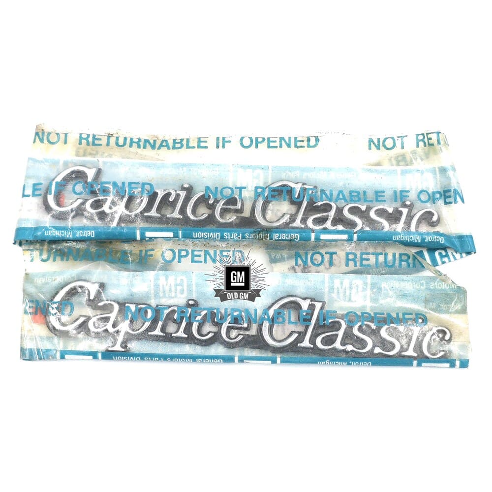 77-85 Caprice Classic Nameplate 1 77-85 Caprice Classic Nameplate