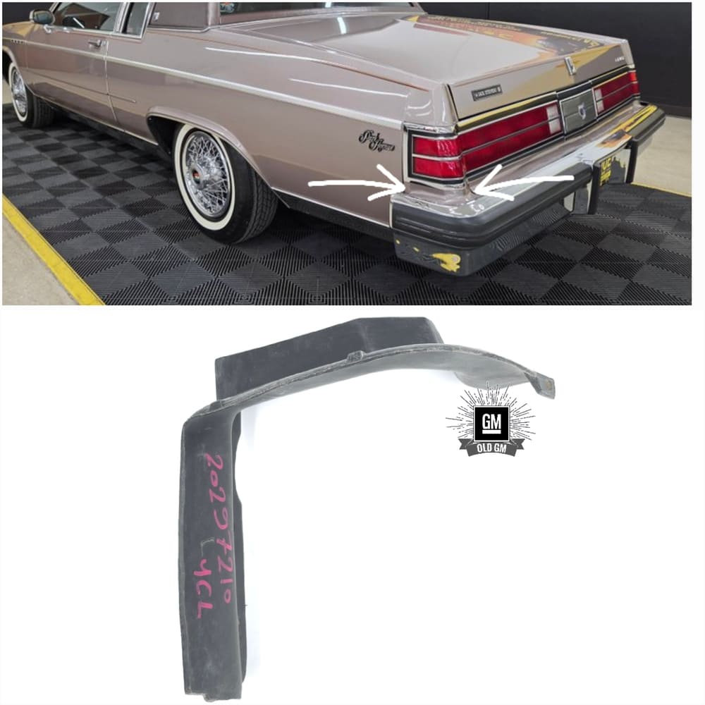 NORS 80-84 Electra/Park Avenue Rear Bumper LH Filler 1 NORS 80-84 Electra/Park Avenue Rear Bumper LH Filler