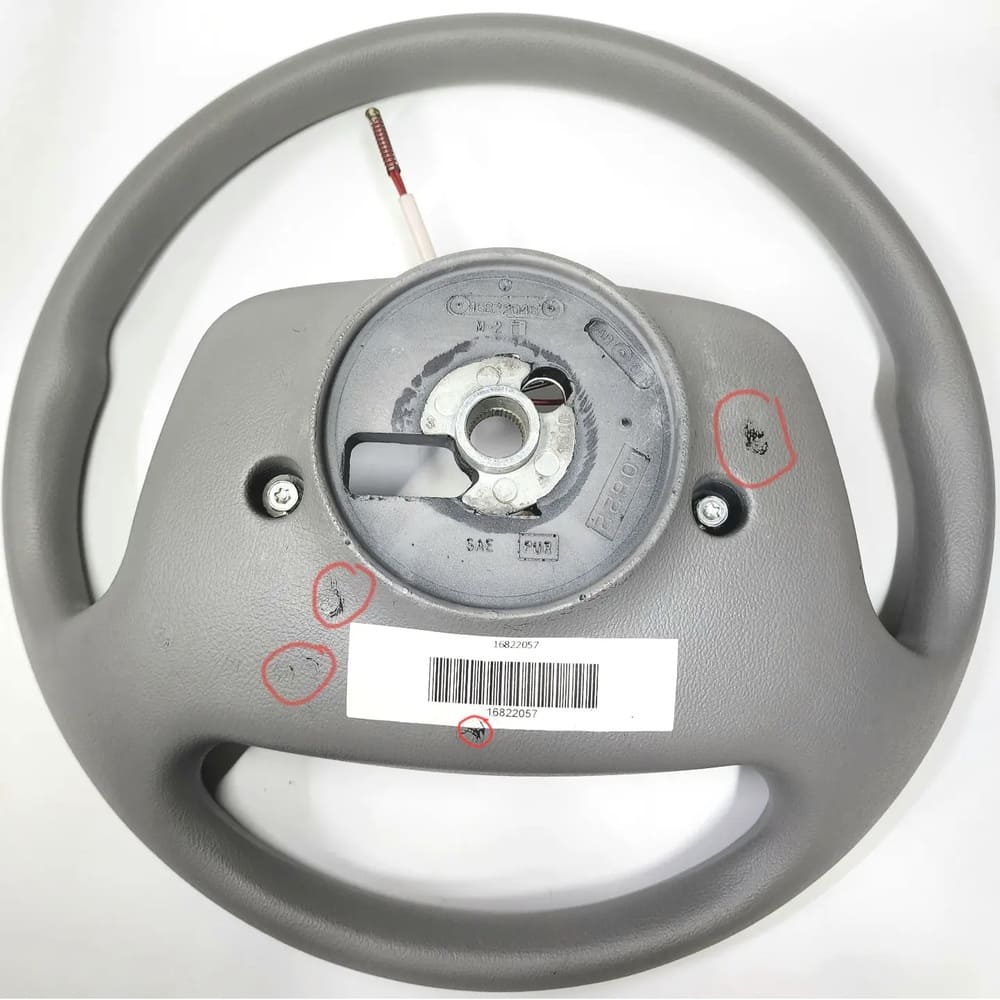 NOS GM 94-96 Caprice Medium Grey steering wheel 16822057 5 NOS GM 94-96 Caprice Medium Grey steering wheel 16822057 - Image 5