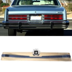 homepage 5 NOS GM 77-79 Electra Rear Bumper Strip w/ Guards